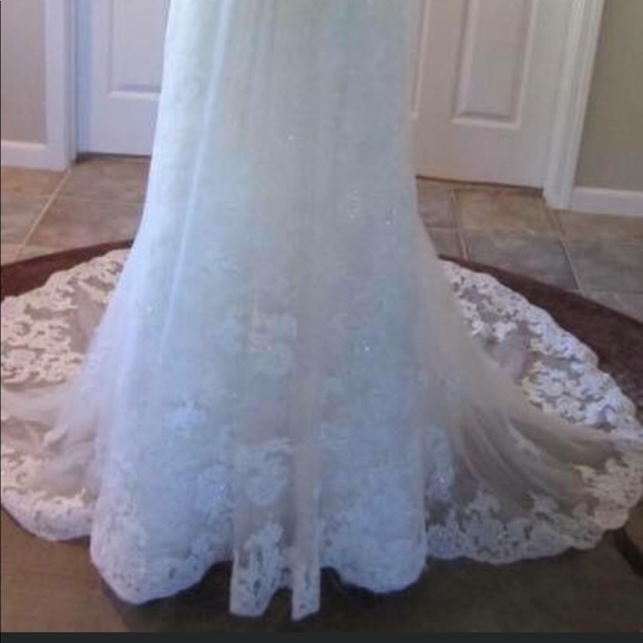 Kenneth Winston wedding dress Size 14 Altered to 8 - Picture 2 of 3